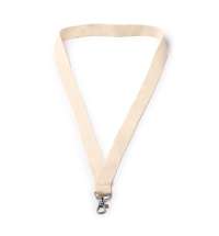 Ланъярд из хлопка ROOMER, БЕЖЕВЫЙ