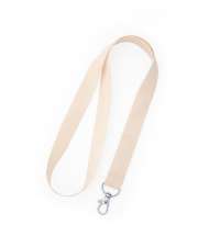 Ланъярд из хлопка ROOMER, БЕЖЕВЫЙ