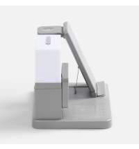 Зарядная станция с электронными часами и подсветкой Large Charge ver.3, серая