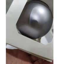 Оформительский шар Finery, 10 см, матовый серебристый