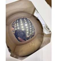 Оформительский шар Finery, 10 см, глянцевый серебристый