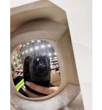 Оформительский шар Finery, 10 см, глянцевый серебристый