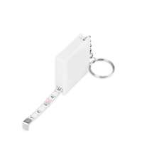 Брелок-рулетка Tape, белый-S