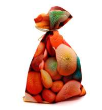 Мешочек подарочный Колорит (20*30см) с атласной ленточкой в боковом шве