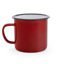 Металлическая кружка ANON, Красный