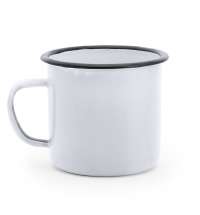 Металлическая кружка ANON, Белый