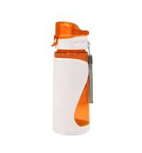 Спортивная бутылка для воды Атлетик, оранжевая-S