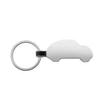 Брелок с подвеской-машиной из переработанного цинка RCS