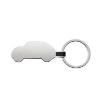 Брелок с подвеской-машиной из переработанного цинка RCS