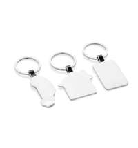 Брелок с подвеской-машиной из переработанного цинка RCS