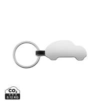 Брелок с подвеской-машиной из переработанного цинка RCS