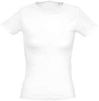 Футболка стретч женская MIAMI 170 белая