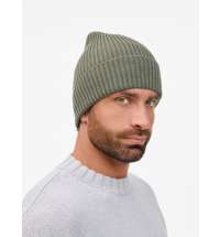 Шапка Catch Match без помпона, зеленая (полынь)