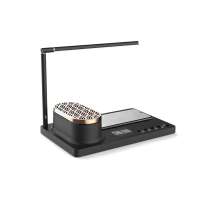 Интерьерная лампа c колонкой, беспроводной зарядкой и дисплеем Volando