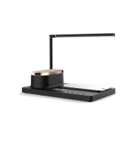 Интерьерная лампа c колонкой, беспроводной зарядкой и дисплеем Volando