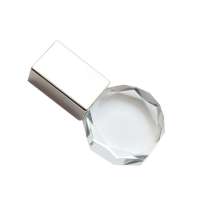 Флешка Diamond 16 Гб, белая подсветка