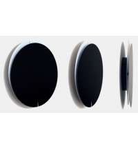 Часы настенные Melancholia Clock, черные