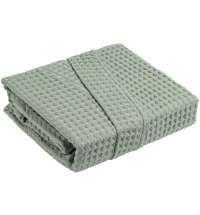 Халат вафельный женский Boho Kimono, зеленая мята