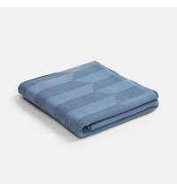 Плед Rombus, синий (дымчатый)