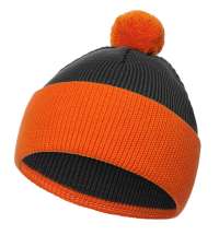 Шапка Snappy, темно-серый (антрацит) с оранжевым