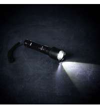 Фонарь аккумуляторный с фокусировкой луча FarSee, черный