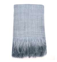 Плед полушерстяной COMFORT, светло-серый