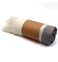 Плед полушерстяной EDITA, бежевый