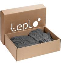 Набор Nordkyn Full Set с шарфом, серый