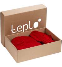 Набор Nordkyn Full Set с шарфом, красный