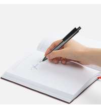 Ручка шариковая Ridge в футляре, черная