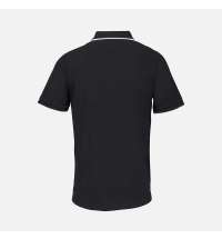 Рубашка поло унисекс Palermo, черная с белым