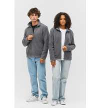 Куртка флисовая унисекс Nitro, серый меланж