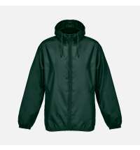 Ветровка унисекс Shield, темно-зеленая