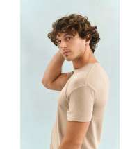 Футболка унисекс Regent 150, серо-бежевая