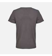 Футболка унисекс Regent с V-образным вырезом, темно-серая