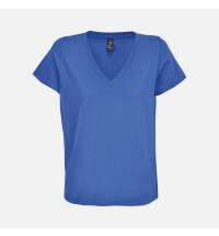Футболка женская Regent Women с V-образным вырезом, ярко-синяя (royal)