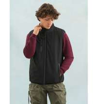 Жилет софтшелл унисекс Falcon BW, черный