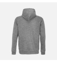 Худи унисекс Cameron, серый меланж с темно-синим