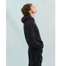 Худи унисекс Cameron, серый меланж с темно-синим