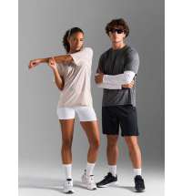 Футболка спортивная унисекс Storm, бежевая (льняная)