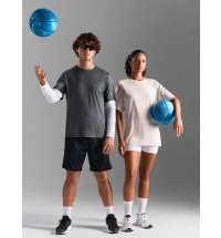 Футболка спортивная унисекс Storm, бежевая (льняная)