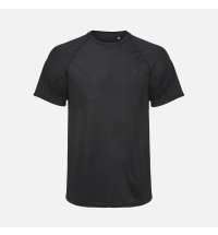 Футболка спортивная унисекс Vortex, черная