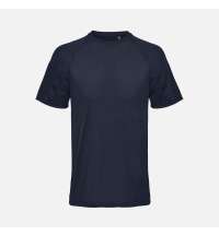 Футболка спортивная унисекс Vortex, темно-синяя