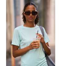 Футболка спортивная женская Vortex Women, черная с темно-серым