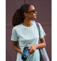 Футболка спортивная женская Vortex Women, темно-синяя с ярко-синим