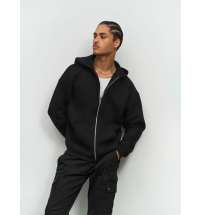Толстовка унисекс на молнии Jelo, черная