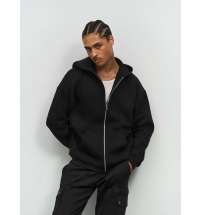 Толстовка унисекс на молнии Jelo, черная