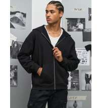 Толстовка унисекс на молнии Jelo, серый меланж