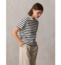 Футболка женская Legend Women, молочно-белая с темно-синим