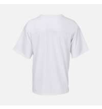 Футболка унисекс Nino с V-образным вырезом, белая